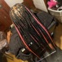 Large knotless braids