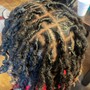 Medium knotless braids