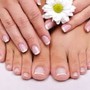 Acrylic Nails, Pedicure - Polish