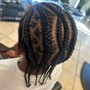 Boho knotless bob