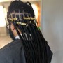 Fulani Goddess Braids (Med/ Lrg)