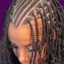 Knotless braids large