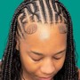 Knotless braids large