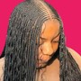 Knotless braids large