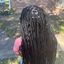 Large Knotless Braids