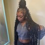 Small Medium Goddess Braids