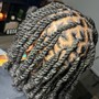 Loc Retwist HALF Head - SHOULDER