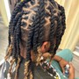 Waist Fulani Braids