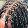 Knotless braid touch up