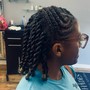 Straight Back Braids