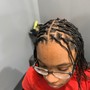 Kids Locs retwist (shave sides, undercut)