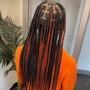 Medium Box Braids with Wash