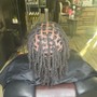 Large Knotless Braids (Waist)