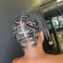 Cornrows with Natural Hair