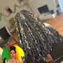 Cuban twist over Locs