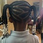 Free circle part for all braids