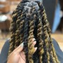 Ombré locs mid shaft/ tips