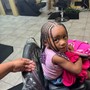 Kid's Braids with Weave