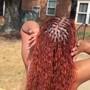 Xs boho knotless braids