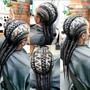 2 feed in braids