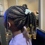 Kid's Braided ponytail