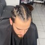 Straight Back Cornrows