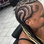 Stitch braids with designs