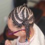 Kid's Natural hair Braided style (shoulder length or longer)