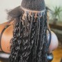 Goddess knotless Braids