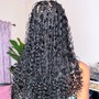 Goddess knotless Braids