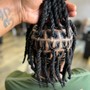 Loc retwist (neck to shoulder length)