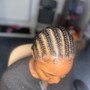 Natural cornrows