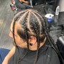 2 Feed In Braids