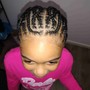 Kid's Braids ages 1-4 natural hair style