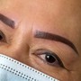 Eyebrow: shading or powder