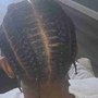 Cornrows Natural Hair $55.00+ hair already shampooed and detangled --$65 to include shampoo, condition, blown out  $20 - Shampoo additional $10