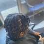 Natural hair two strand twist