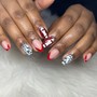 Half bling nail