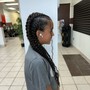 Small feed in braids