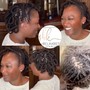 Loc MiRI Treatment & Retwists (Shaved Sides & Back)