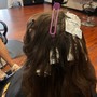 Deep Conditioning Or Olaplex Treatment, Partial Highlights, Lowlights, Babylights, Blowout, Style, Flat Iron