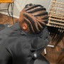 Braided Mohawk or Lemonade Feedin Braids