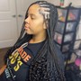 Natural hair Individual Braids