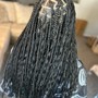 Small Knotless braids ( hair included )