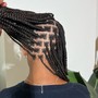 Knotless Box Braids (Smedium) Mid- Back