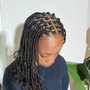 Knotless Box Braids (Smedium) Mid- Back