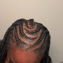 Fulani Braids w/ Knotless