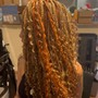 Crochet Weave with Braid Down