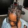 Natural Retwist NO STYLE ( HALF Head of Traditional Locs )