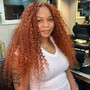 Faux loc custom color add on to appointment